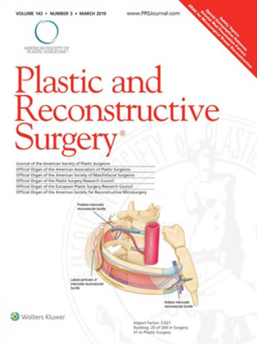 PLASTIC AND RECONSTRUCTIVE SURGERY cover