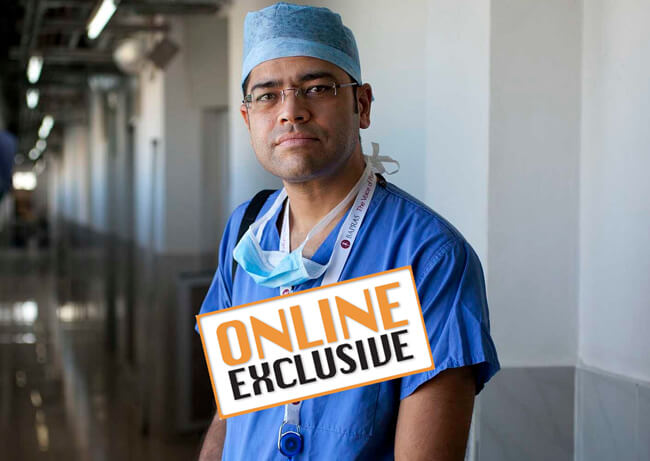 Photo of Naveen Cavale with Online Exclusive Stamp