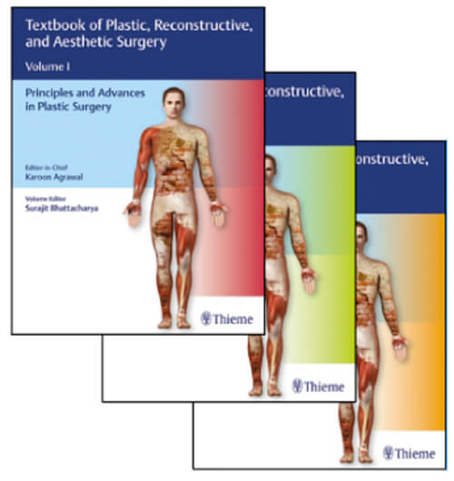 Cover images of Textbook of Plastic, Reconstructive, and Aesthetic Surgery books