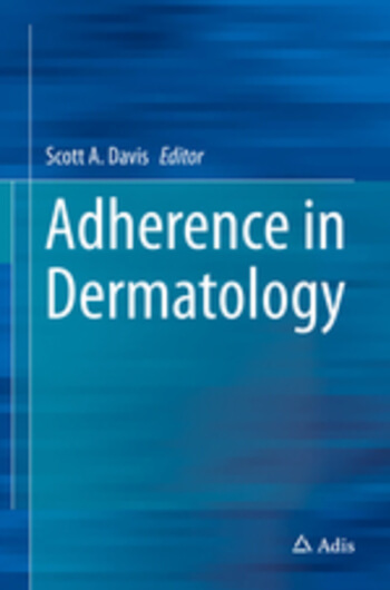 Adherence in Dermatology book cover image.