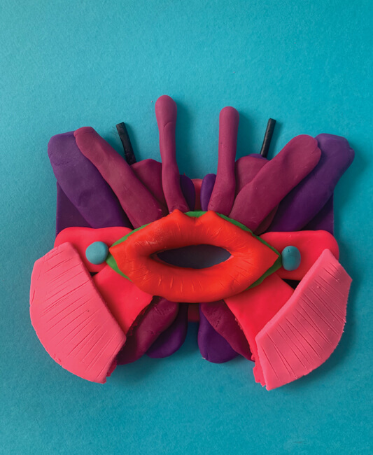 PlayDoh article photo - The surface. 