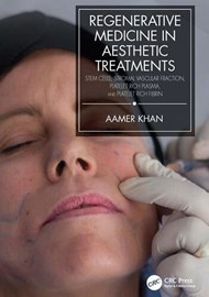 Regenerative Medicine in Aesthetic Treatments book cover image.