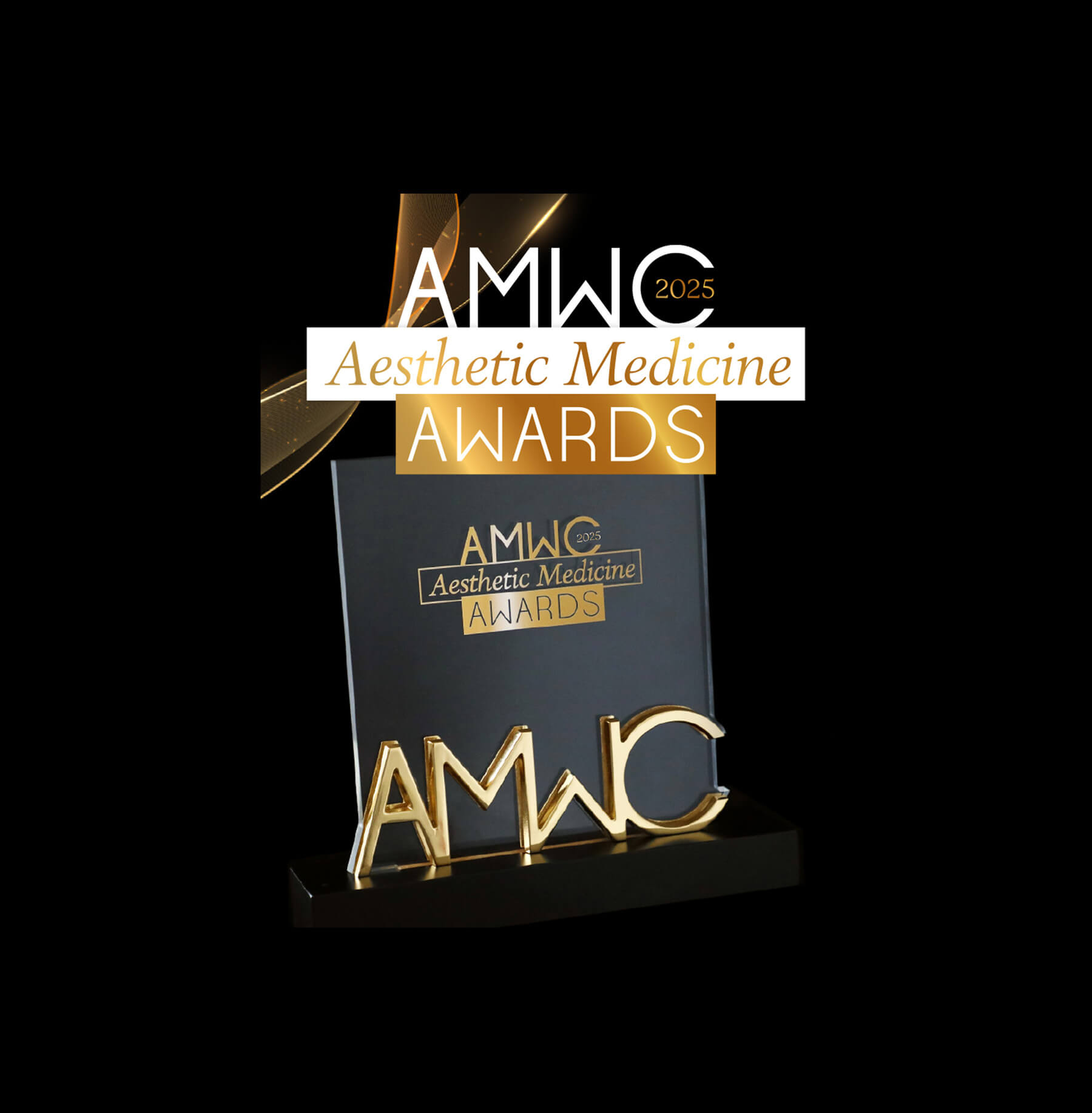 AMWC 2025 promotional image.